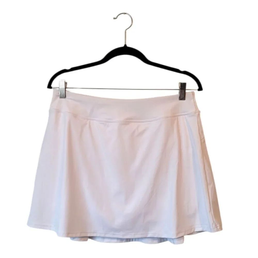 Stelle Women's White Classic Tennis Skirt Size L